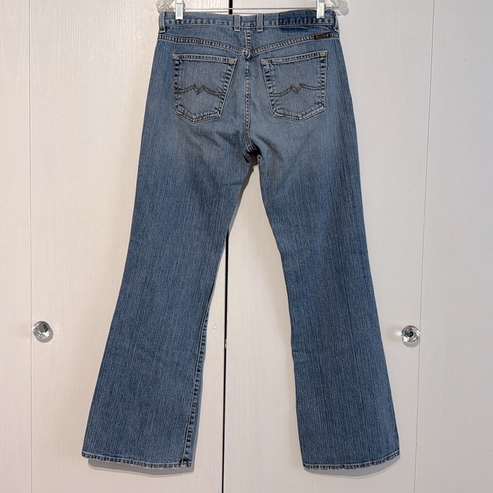 Lucky Brand Dungarees Sweet N’ Low Flare Boot Cut Jeans Vintage Y2K Sz 8/29 USA - Picture 3 of 16